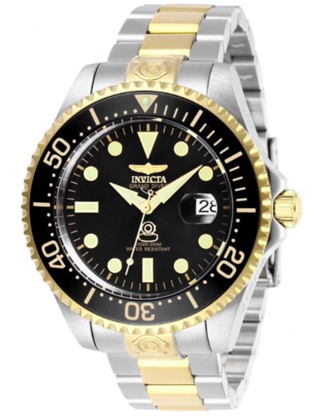 Invicta Grand Diver AUTOMATIC Men's Watch - 47mm, Steel, Gold (27614)